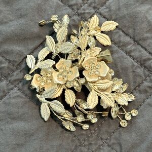 Silver Wedding Hair Clip